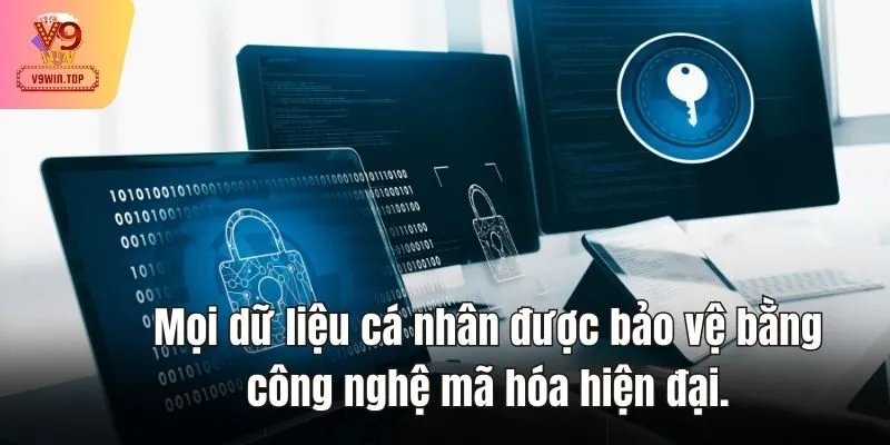 Mọi dữ liệu cá nhân được bảo vệ bằng công nghệ mã hóa hiện đại.